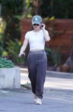 LUCY HALE Out Hiking in Studio City 12/15/2023