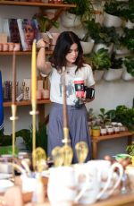 LUCY HALE Out Shopping with a Friend in Los Angeles 12/16/2023