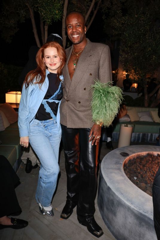 MADELAINE PETSCH at Vas Morgan’s 35th Birthday Party in West Hollywood 12/02/2023