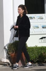 MARIA SHRIVER at a Nail Salon in Los Angeles 12/27/2023