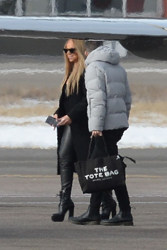 MARIAH CAREY Arrives in Aspen 12/18/2023