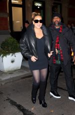 MARIAH CAREY Leaves a Recording Studio Session in New York 12/08/2023