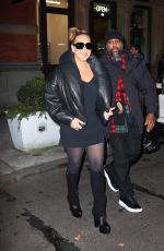 MARIAH CAREY Leaves a Recording Studio Session in New York 12/08/2023