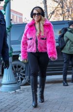 MARIAH CAREY Out Shopping at Prada in Aspen 12/29/2023