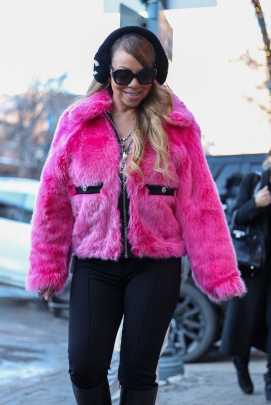 MARIAH CAREY Out Shopping at Prada in Aspen 12/29/2023