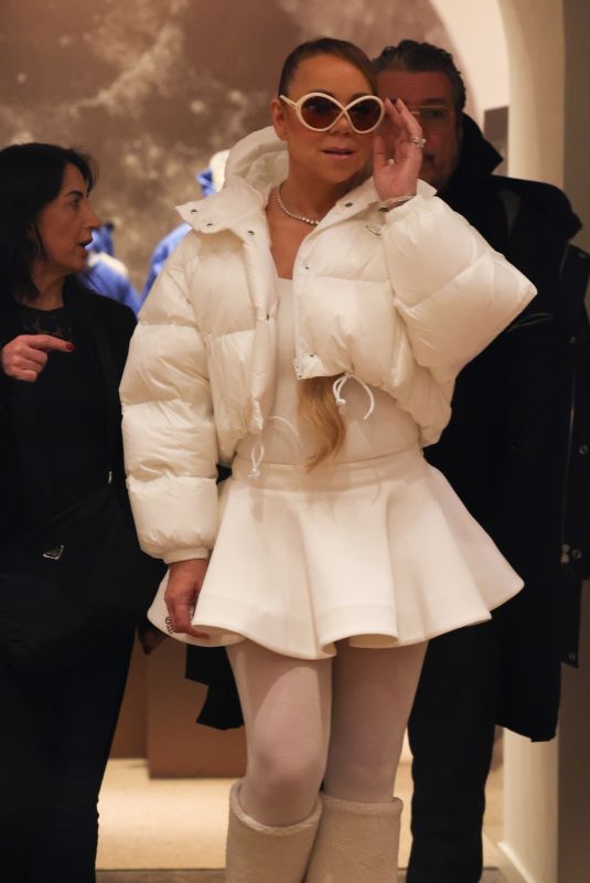 MARIAH CAREY Out Shopping in Aspen 12/19/2023