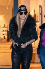 MARIAH CAREY Out Shopping in Aspen 12/22/2023