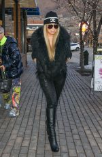 MARIAH CAREY Out Shopping in Aspen 12/22/2023