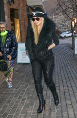MARIAH CAREY Out Shopping in Aspen 12/22/2023