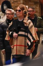 MARIAH CAREY Out Shopping with Friends at Prada in Aspen 12/23/2023