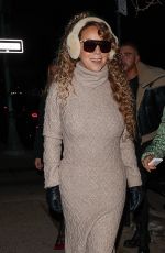 MARIAH CAREY Shopping at Gucci in Aspen 12/30/2023