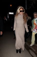 MARIAH CAREY Shopping at Gucci in Aspen 12/30/2023
