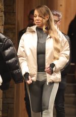 MARIAH CAREY Shopping at Prada in Aspen 12/20/2023