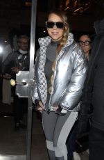 MARIAH CAREY Shopping at Prada in Aspen 12/20/2023
