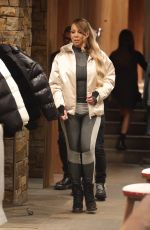 MARIAH CAREY Shopping at Prada in Aspen 12/20/2023