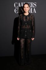 MARION COTILLARD at Andre Bazin Cahiers Du Cinema Prize in Paris 12/14/2023