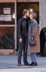 MAYA HAWKE and Christian Lee Hutson Out Kissing in New York 12/02/2023