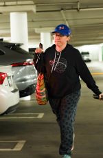 MAYIM BIALIK at a Parking Lot in Burbank 12/18/2023