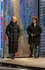 MCKENNA GRACE and EMILY ALYN LIND on the Set of Ghostbusters: Frozen Empire in Atlanta 12/06/2023