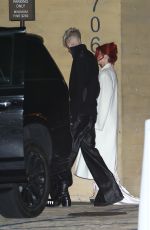 MEGAN FOX and Machine Gun Kelly Out for Dinner at Nobu in Malibu 12/24/2023