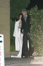 MEGAN FOX and Machine Gun Kelly Out for Dinner at Nobu in Malibu 12/24/2023
