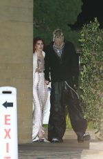 MEGAN FOX and Machine Gun Kelly Out for Dinner at Nobu in Malibu 12/24/2023