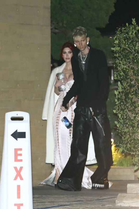 MEGAN FOX and Machine Gun Kelly Out for Dinner at Nobu in Malibu 12/24/2023
