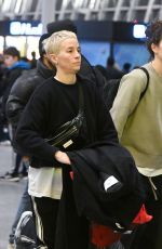 MEGAN RAPINOE and SUE BIRD Arrives at JFK Airport in New York 12/13/2023