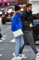 MEGHANN FAHY And Leo Woodall Out in New York 12/09/2023