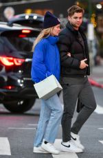 MEGHANN FAHY And Leo Woodall Out in New York 12/09/2023