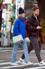 MEGHANN FAHY And Leo Woodall Out in New York 12/09/2023