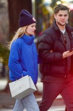 MEGHANN FAHY And Leo Woodall Out in New York 12/09/2023