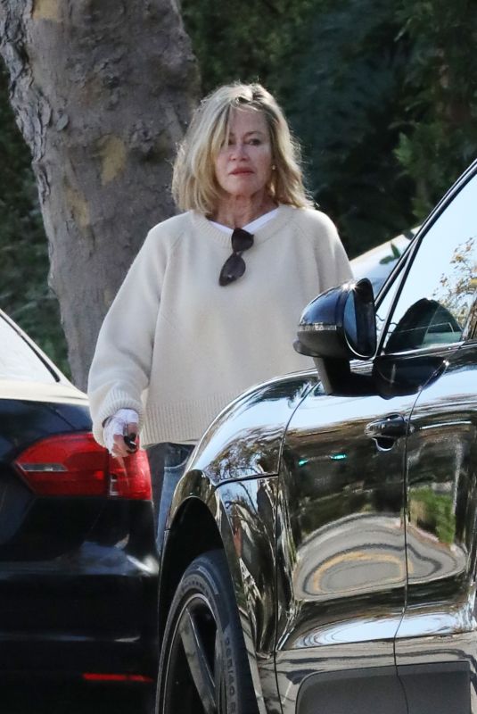 MELANIE GRIFFITH Out in Los Angeles 12/02/2023