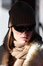 MICHELLE HUNZIKER Out in Madonna di Campiglio 12/30/2023