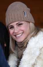 MICHELLE HUNZIKER Out in Madonna di Campiglio 12/30/2023