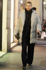 MICHELLE HUNZIKER Shopping at Armani and Falconieri Store in via Montenapoleone 12/13/2023