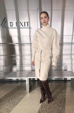 MICHELLE MONAGHAN Visits Empire State Building in New York 12/11/2023