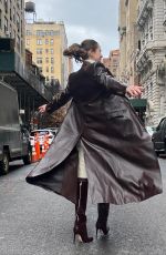MICHELLE MONAGHAN Visits Empire State Building in New York 12/11/2023