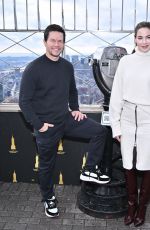 MICHELLE MONAGHAN Visits Empire State Building in New York 12/11/2023