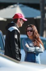 MILA KUNIS and Ashton Kutcher  at a Family Breakfast in Bel Air 12/28/2023