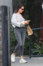 MILA KUNIS Leaves a Hair Salon in Los Angeles 12/29/2023