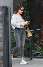 MILA KUNIS Leaves a Hair Salon in Los Angeles 12/29/2023