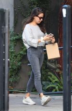 MILA KUNIS Leaves a Hair Salon in Los Angeles 12/29/2023