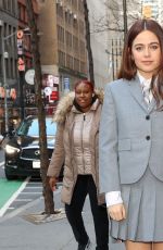 MOLLY GORDON Out and About in New York 12/08/2023
