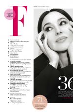 MONICA BELLUCCI in F Magazine, December 2023