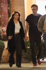 MONIQUE PENDLEBERRY and David Duchovny on a Date Night in Malibu 12/16/2023