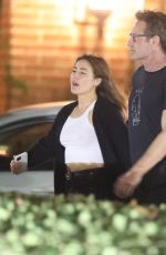 MONIQUE PENDLEBERRY and David Duchovny on a Date Night in Malibu 12/16/2023
