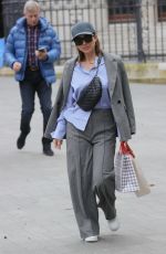 MYLEENE KLASS Leaves Smooth Radio with Christmas Gifts in London 12/21/2023
