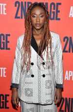 NANA MENSAH at Opening Night of Second Stage Theater Play Appropriate on Broadway at The Hayes Theater in New York 12/18/2023