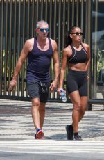 NARAH BAPTISTA and Vincent Cassel Leaves a Gym in Rio de Janeiro 12/18/2023